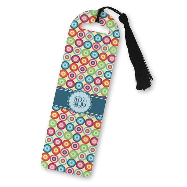 Custom Retro Circles Plastic Bookmark (Personalized)