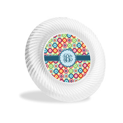 Retro Circles Plastic Party Appetizer & Dessert Plates - 6" (Personalized)