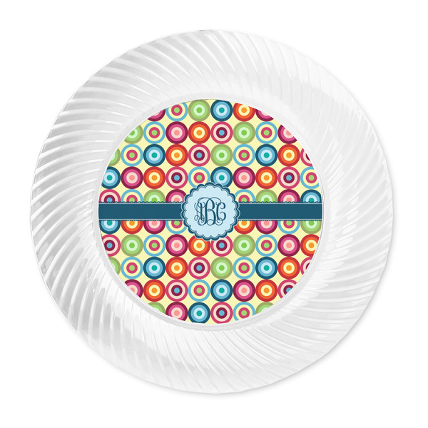 Retro Circles Plastic Party Dinner Plates - Approval