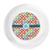 Retro Circles Plastic Party Dinner Plates - Approval
