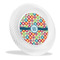 Retro Circles Plastic Party Dinner Plates - Main/Front