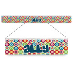 Retro Circles Plastic Ruler - 12" (Personalized)