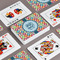 Retro Circles Playing Cards - Front & Back View