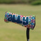 Retro Circles Putter Cover - On Putter