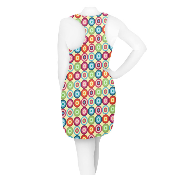 Retro Circles Racerback Dress - On Model - Back