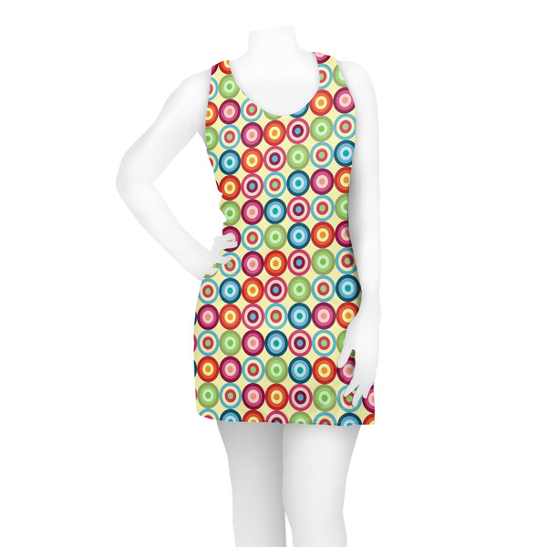 Retro Circles Racerback Dress - On Model - Front