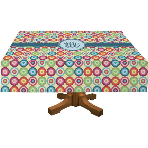Retro Circles Rectangular Tablecloths (Personalized)