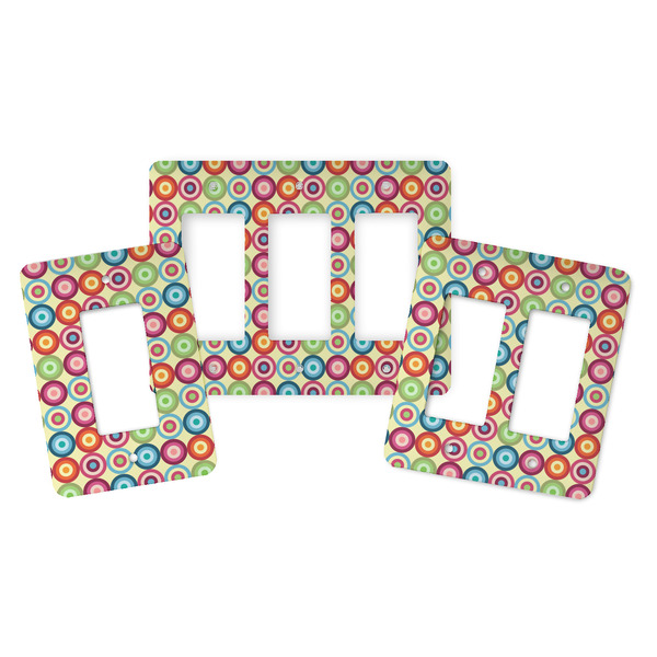 Retro Circles Rocker Light Switch Covers - Parent - ALL VARIATIONS