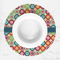 Retro Circles Round Linen Placemats - LIFESTYLE (single)