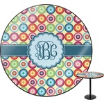 Retro Circles Round Table (Personalized)
