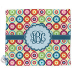 Retro Circles Security Blanket - Single Sided (Personalized)