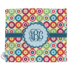 Retro Circles Security Blanket - Single Sided (Personalized)