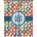 Retro Circles Extra Long Shower Curtain - 70"x84" (Personalized)