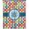 Retro Circles Extra Long Shower Curtain - 70"x84" (Personalized)