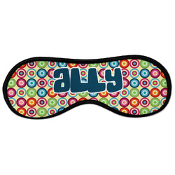 Retro Circles Sleeping Eye Masks - Large (Personalized)