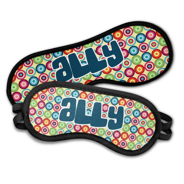 Retro Circles Sleeping Eye Masks - PARENT