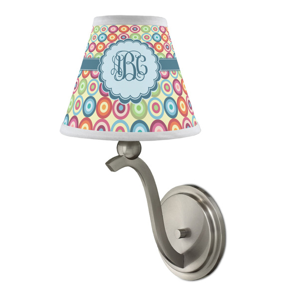 Retro Circles Small Chandelier Lamp - LIFESTYLE (on wall lamp)