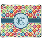 Retro Circles Large Gaming Mouse Pad - 12.5" x 10" (Personalized)