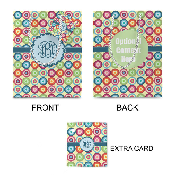 Retro Circles Small Gift Bag - Approval