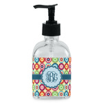 Retro Circles Glass Soap & Lotion Bottle - Single Bottle (Personalized)