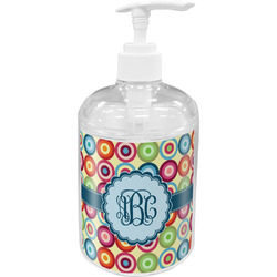Retro Circles Acrylic Soap & Lotion Bottle (Personalized)