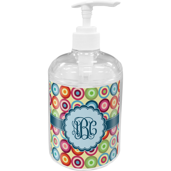 Retro Circles Soap / Lotion Dispenser (Personalized)
