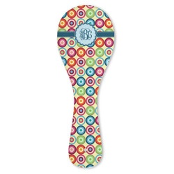 Retro Circles Ceramic Spoon Rest (Personalized)