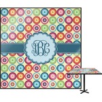Retro Circles Square Table Top (Personalized)