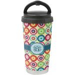Retro Circles Stainless Steel Coffee Tumbler (Personalized)