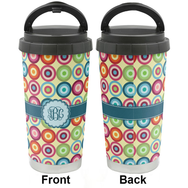Retro Circles Stainless Steel Travel Cup - Apvl