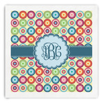 Retro Circles Paper Dinner Napkins (Personalized)