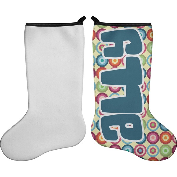 Retro Circles Stocking - Single-Sided - Approval
