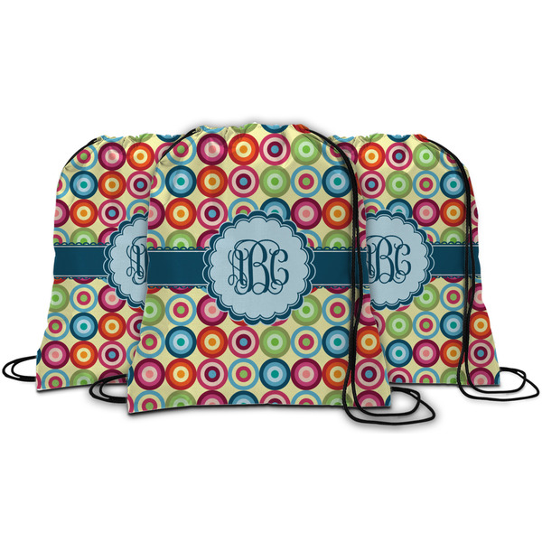 Retro Circles String Backpack - MAIN