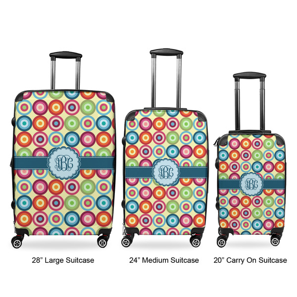 Retro Circles Suitcase Set 1 - APPROVAL