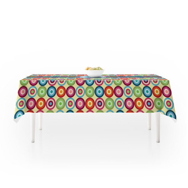 Retro Circles Tablecloths (58"x102") - MAIN