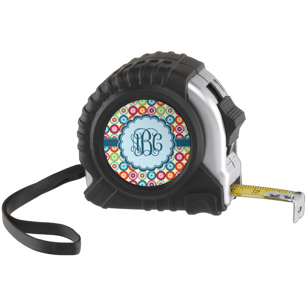 Custom Retro Circles Tape Measure (Personalized)