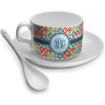 Retro Circles Tea Cup (Personalized)