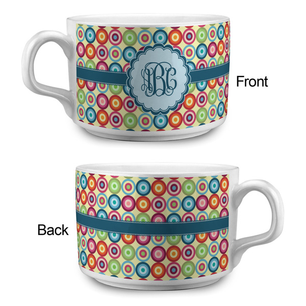 Retro Circles Tea Cup - Single Apvl