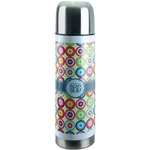 Retro Circles Stainless Steel Thermos (Personalized)