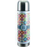 Retro Circles Stainless Steel Thermos (Personalized)