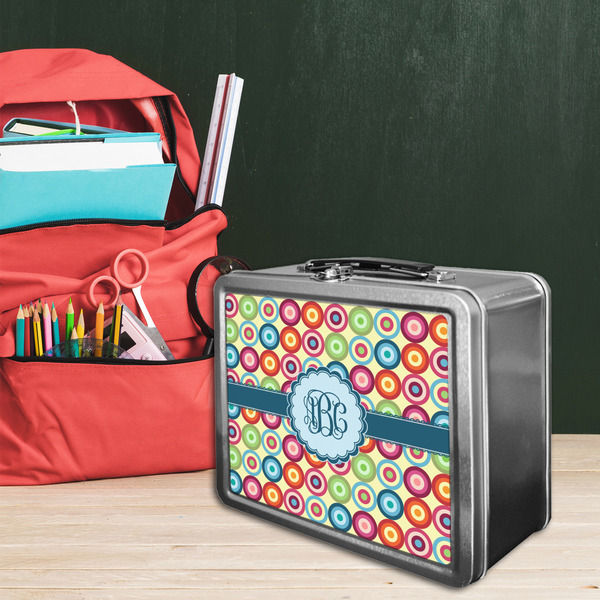 Retro Circles Tin Lunchbox - LIFESTYLE