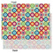 Retro Circles Tissue Paper - Heavyweight - Large - Front & Back