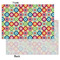 Retro Circles Tissue Paper - Heavyweight - Small - Front & Back