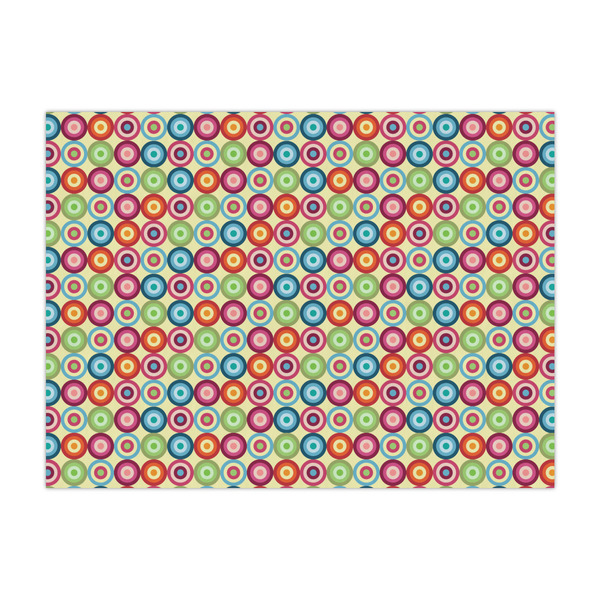 Custom Retro Circles Large Tissue Papers Sheets - Lightweight