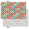 Retro Circles Tissue Paper - Lightweight - Small - Front & Back