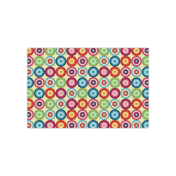 Custom Retro Circles Small Tissue Papers Sheets - Lightweight