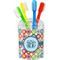 Retro Circles Toothbrush Holder (Personalized)