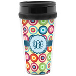 Retro Circles Acrylic Travel Mug without Handle (Personalized)