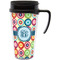 Retro Circles Acrylic Travel Mug with Handle (Personalized)