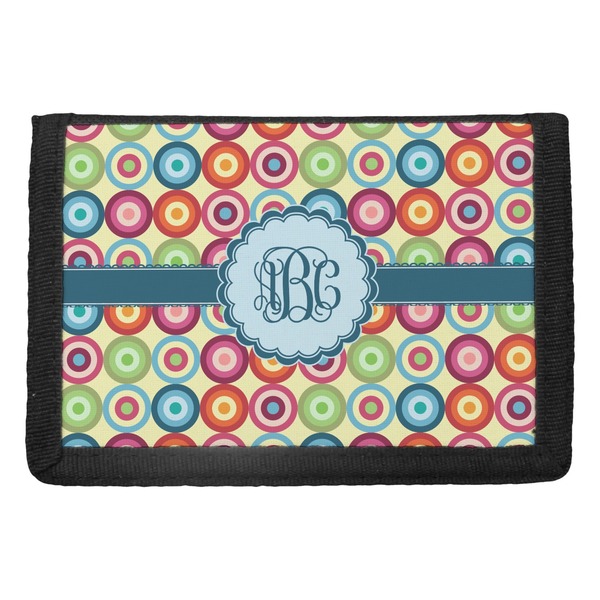 Custom Retro Circles Trifold Wallet (Personalized)